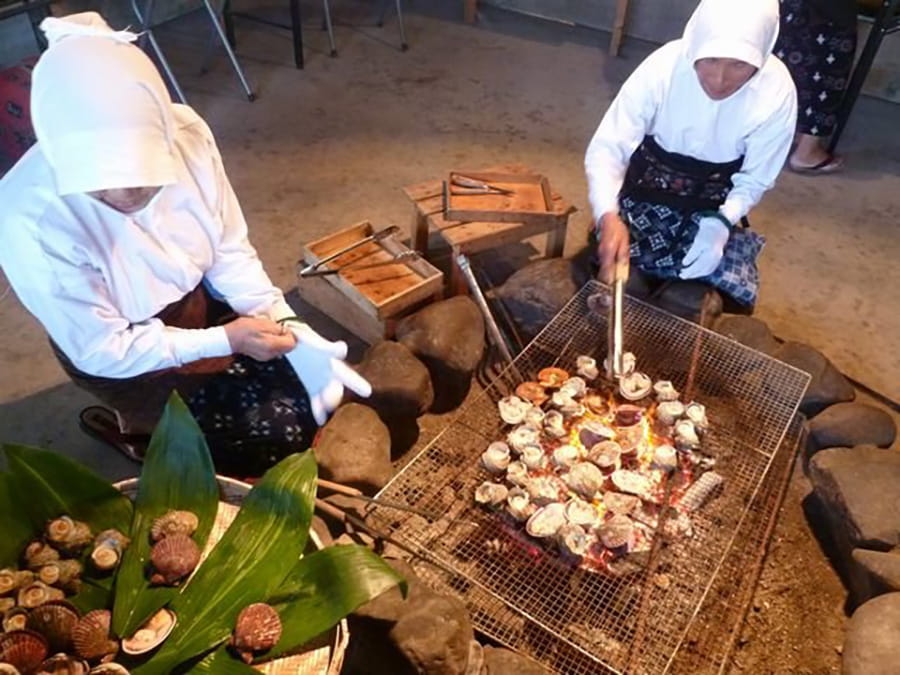 伊勢・志摩エリアならでは 海女小屋体験